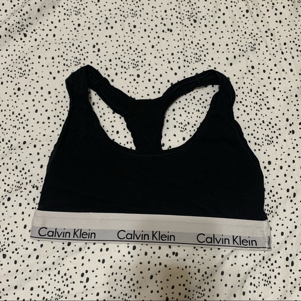 Calvin Klein Black Sports Bra